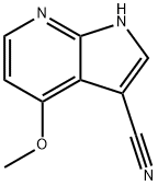 3-Cyano-4-Methoxy-7-azaindole 结构式