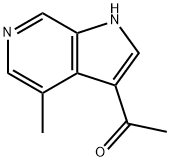 3-Acetyl-4-Methyl-6-azaindole 化学構造式
