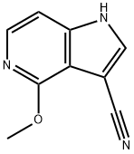 3-Cyano-4-Methoxy-5-azaindole 结构式