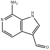 7-AMino-6-azaindole-3-carboxaldehyde Structure