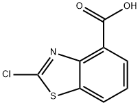 2-氯苯并[D]噻唑-4-羧酸,1260529-68-7,结构式