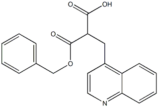 2-(苄氧基羰基)-3-(喹啉-4-基)丙酸,1260640-88-7,结构式