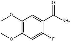 2-Fluoro-4,5-diMethoxy-benzaMide,1260658-21-6,结构式