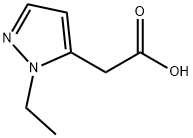 2-[(2-ethylpyrazol-3-yl)Methoxy]acetic acid Struktur