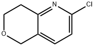 5H-Pyrano[4,3-b]pyridine, 2-chloro-7,8-dihydro- Structure
