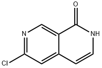 6-氯-2,7-萘啶-1(2H)-酮 结构式