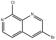 3-BroMo-8-chloro-[1,7]naphthyridine Structure
