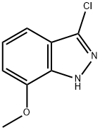 3-氯-7-甲氧基-1H-吲唑, 1260758-52-8, 结构式
