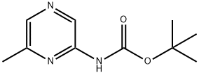 (6-Methylpyrazin-2-yl)carbaMic acid tert-butyl ester Struktur