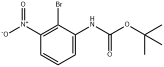 tert-butyl 2-broMo-3-nitrophenylcarbaMate Structure