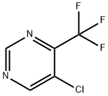 5-氯-4-(三氟甲基)嘧啶 结构式