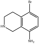 5-BroMo-1,2,3,4-tetrahydroisoquinolin-8-aMine Struktur