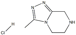 3-METHYL-5,6,7,8-TETRAHYDRO[1,2,4]TRIAZOLO[4,3-A]PYRAZINE HYDROCHLORIDE Structure