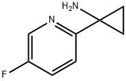 1-(5-fluoropyridin-2-yl)cyclopropanaMine,1260830-75-8,结构式