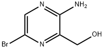 (3-氨基-6-溴吡嗪-2-基)甲醇,1260880-59-8,结构式