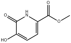5,6-ジヒドロキシピリジン-2-カルボン酸メチル 化学構造式