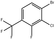 4-BroMo-3-chloro-2-fluorobenzotrifluoride Structure