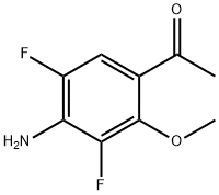 1-(4-Amino-3,5-difluoro-2-methoxy-phenyl)-ethanone Structure