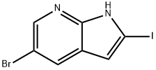 5-BroMo-2-iodo-1h-pyrrolo[2,3-b]pyridine Struktur