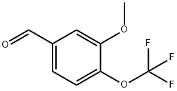 3-甲氧基-4-(三氟甲氧基)苯甲醛,1261483-00-4,结构式
