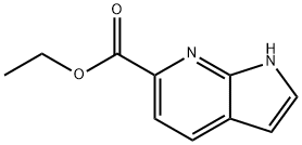 Ethyl 7H-pyrrolo[2,3-b]pyridine-6-carboxylate,1261537-34-1,结构式