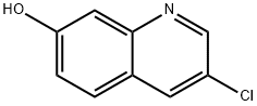 3-クロロキノリン-7-オール 化学構造式