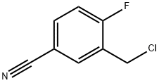 3-(CHLOROMETHYL)-4-FLUOROBENZONITRILE Struktur