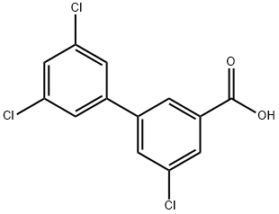 5-Chloro-3-(3,5-dichlorophenyl)benzoic acid Struktur