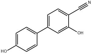 2-Cyano-5-(4-hydroxyphenyl)phenol Structure