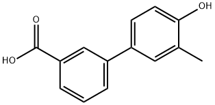 4-(3-Carboxyphenyl)-2-Methylphenol,1261976-44-6,结构式