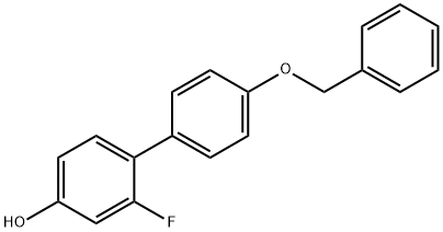 4-(4-Benzyloxyphenyl)-3-fluorophenol Structure