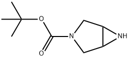 3,6-ジアザビシクロ[3.1.0]ヘキサン-3-カルボン酸TERT-ブチル 化学構造式