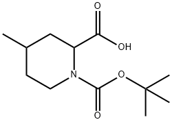 1-(tert-Butoxycarbonyl)-4-Methylpiperidine-2-carboxylic acid Structure