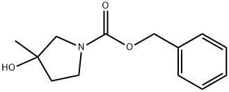 Benzyl 3-hydroxy-3-Methylpyrrolidine-1-carboxylate Structure