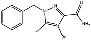 1262414-75-4 1-BENZYL-4-BROMO-5-METHYL-1H-PYRAZOLE-3-CARBOXAMIDE