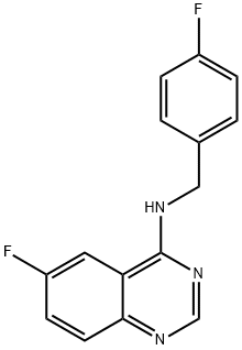 6-fluoro-N-(4-fluorobenzyl)quinazolin-4-aMine