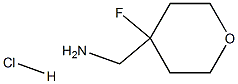 (4-Fluorotetrahydro-2H-pyran-4-yl)MethanaMine hydrochloride Structure