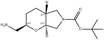 (2R,4ar,7aS)-tert-butyl 2-(aminomethyl)hexahydropyrano[2,3-c]pyrrole-6(2H)-carboxylate Structure