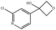 3-(2-氯吡啶-4-基)氧杂环丁烷-3-醇 结构式