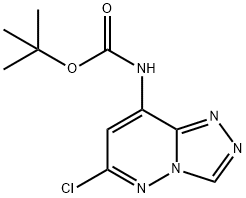 tert-butyl 6-chloro-[1,2,4]triazolo[4,3-b]pyridazin-8-ylcarbaMate|N-[8-(6-氯-1,2,4-三唑[4,3-B]哒嗪)]氨基甲酸叔丁酯