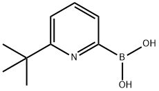 6-(TERT-BUTYL)PYRIDINE-2-BORONIC ACID Structure