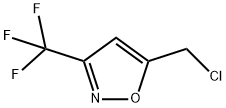 5-(氯甲基)-3-(三氟甲基)异噁唑, 126572-12-1, 结构式