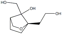 (1S)-2α,5α-(Epoxymethano)-1-hydroxymethyl-2-(2-hydroxyethyl)cyclopentan-1β-ol Structure