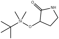 3-(tert-Butyldimethylsilyloxy)pyrrolidin-2-one Structure