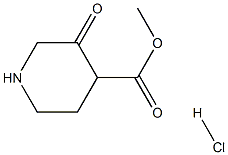 Methyl 3-oxopiperidine-4-carboxylate hydrochloride Struktur