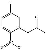 1-(5-fluoro-2-nitrophenyl)propan-2-one Struktur