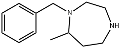 Hexahydro-7-Methyl-1-(phenylMethyl)-1H-1,4-diazepine 化学構造式