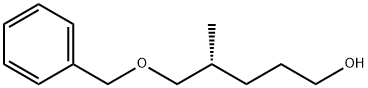 R-5-苄氧基-4-甲基-戊醇, 1267597-08-9, 结构式