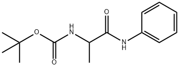 N-Phenyl 2-(BOC-aMino)propanaMide,126787-11-9,结构式