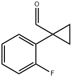 1-(2-氟苯基)环丙烷-1-甲醛, 1267971-50-5, 结构式